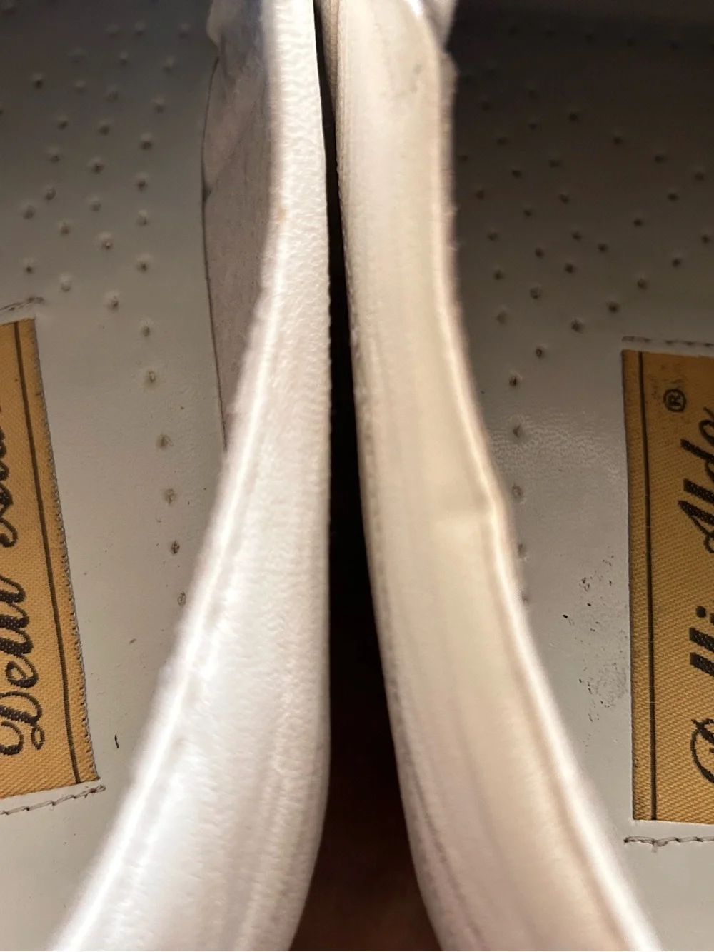 Men's White Slip-On Loafers with Buckle Accent